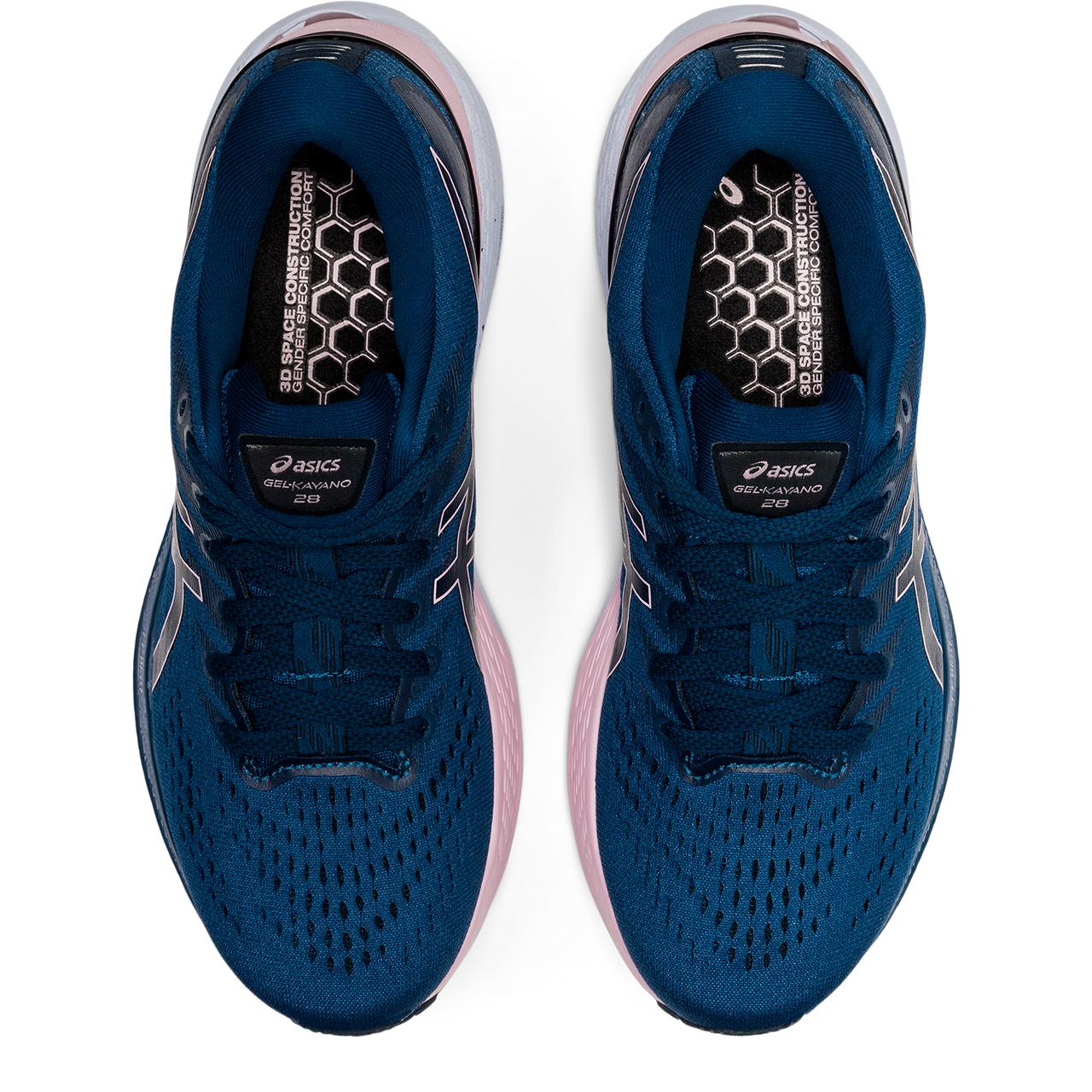 Asics WOMEN'S GEL-KAYANO 28 402 MAKO BLUE/BARELY ROSE Asics WOMEN'S GEL-KAYANO 28 402 MAKO BLUE/BARELY ROSE