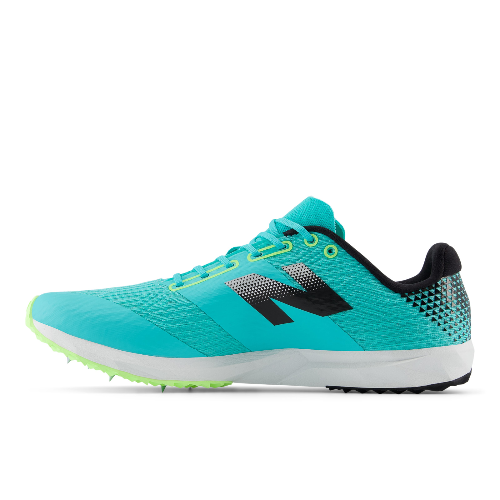 New Balance MEN S XC SEVEN V5 LT Cyber Jade Black Silver Metallic