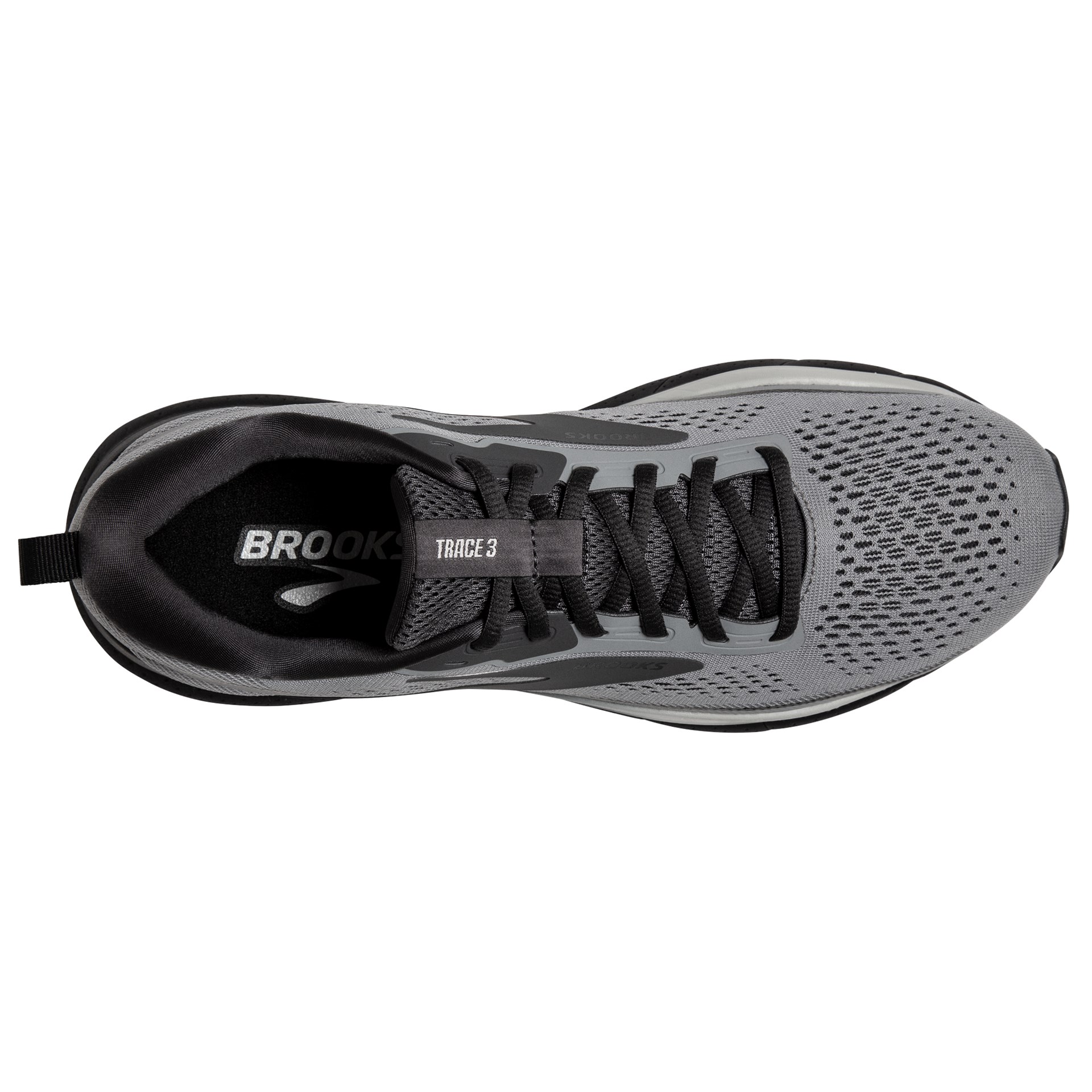 Brooks Trace 3‎ Running Shoes Mens Size 11 Gray Black Cushion Road 1104121D049 Dark Grey Brooks Mens Trace 3 Running Shoe | Rack Room Shoes main image 2