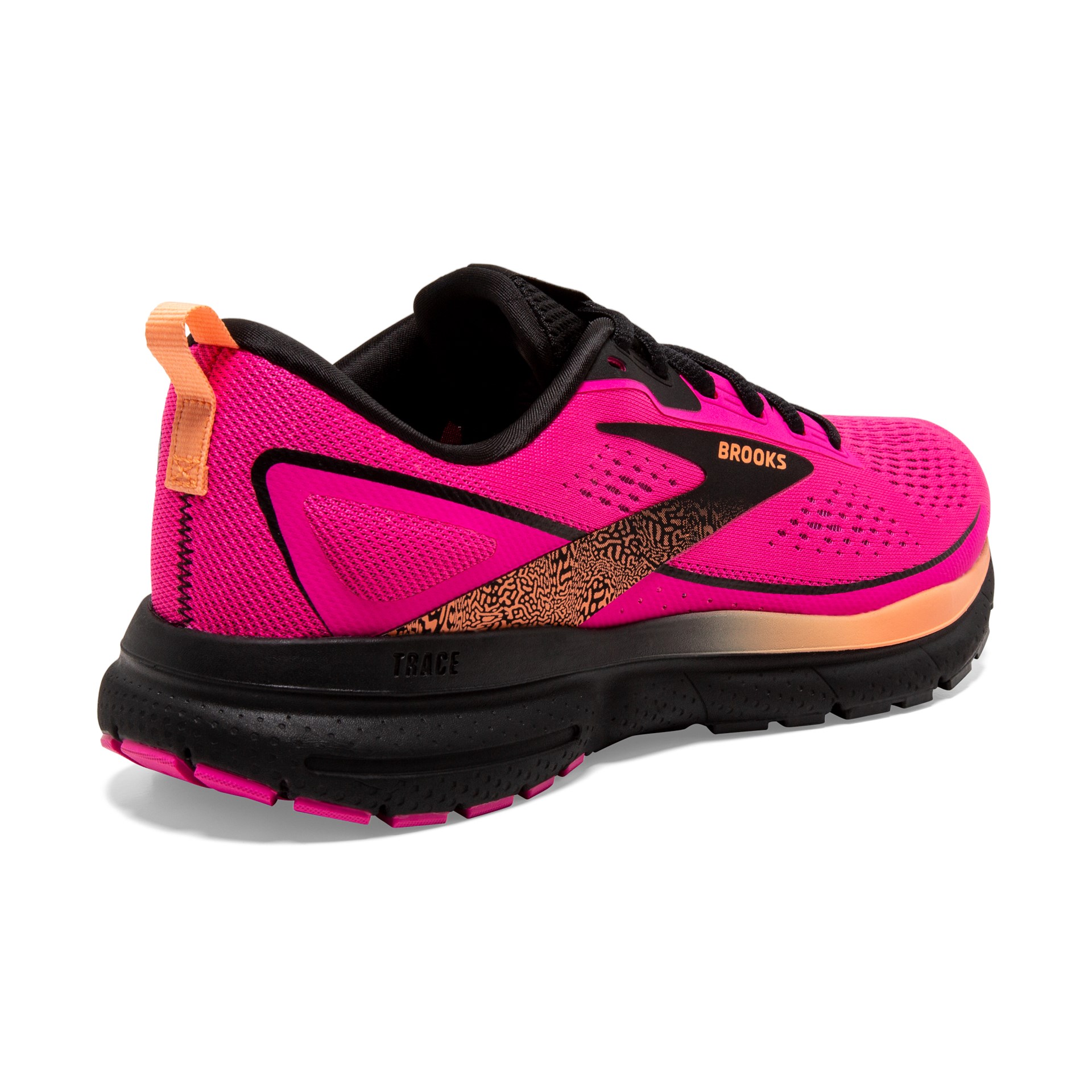Brooks Women's Trace 694 Pink Glo/Black/Orange
