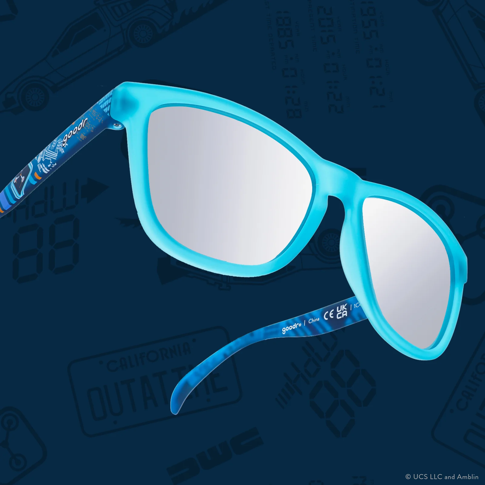 Goodr Goodr Sunglasses (Back to the Future) 1.21 Gigawatts?!