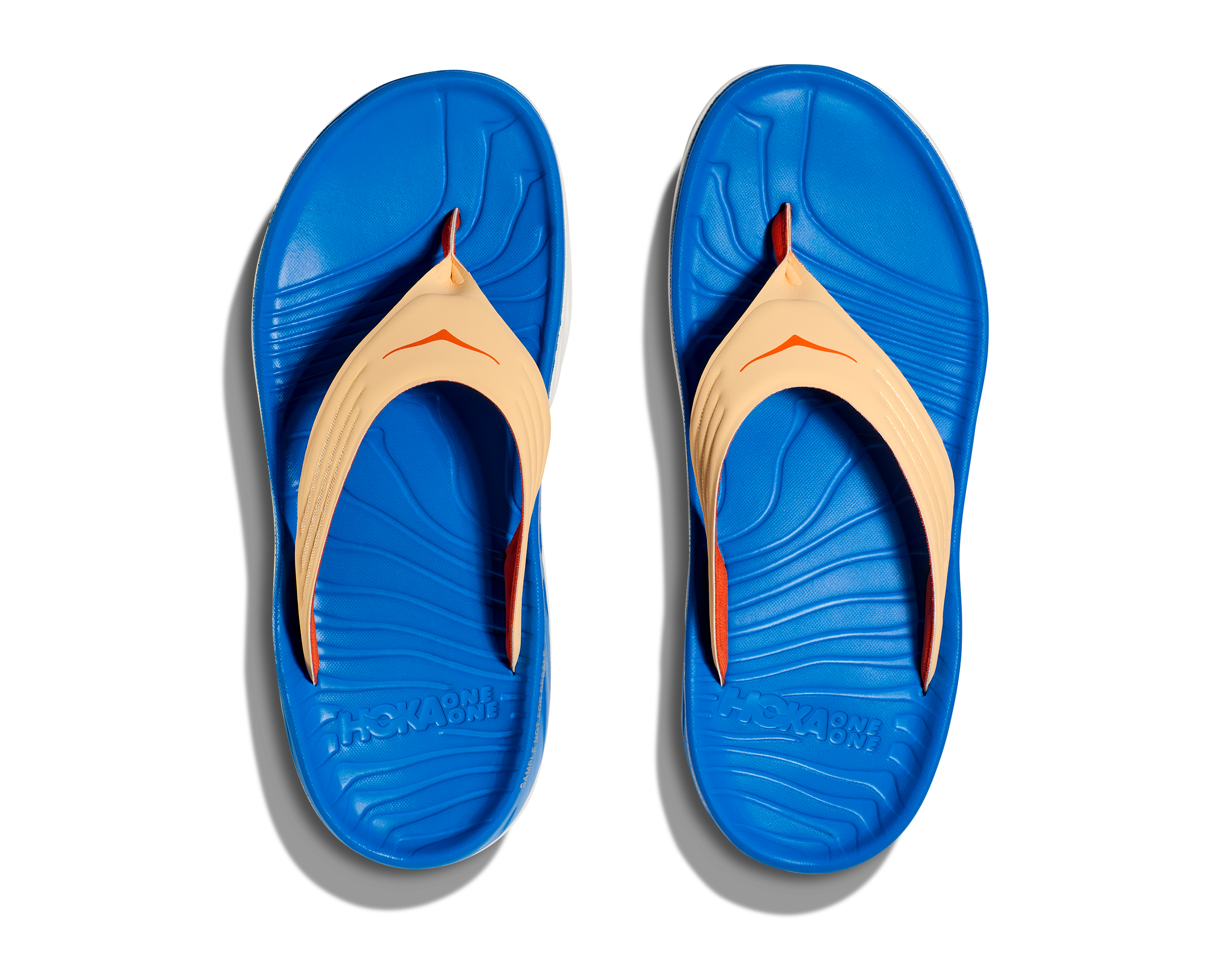 Hoka One One Ora Recovery Flip Sandals Slip On Blue Impala Coastal Sky Mens 10 Hoka Women main image 3