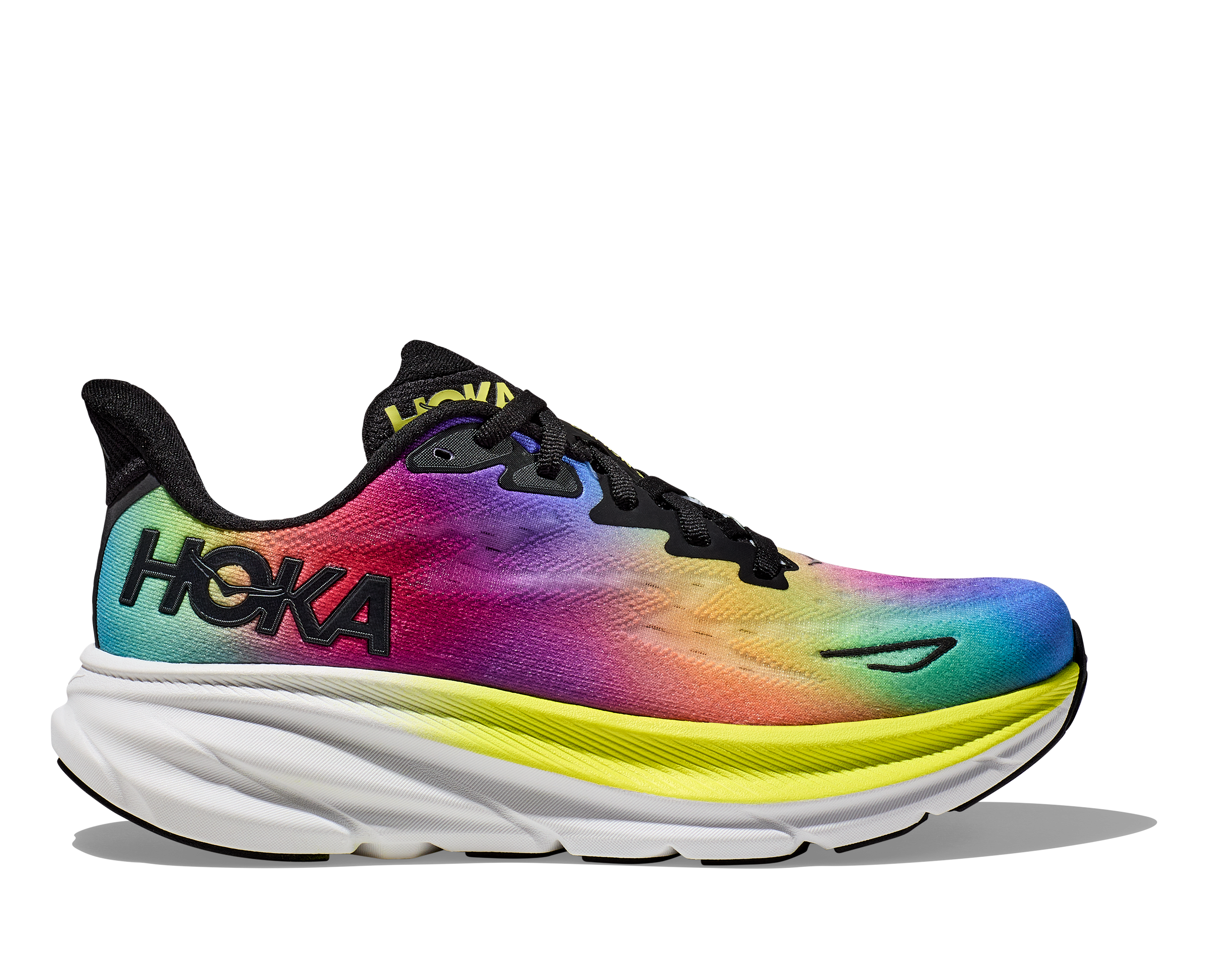 スニーカー HOKA Men Sneakers Multicolor 1127895 STLC Hoka 1127895 Mens Clifton 9 Shoes Stlc Stardust/Electric
