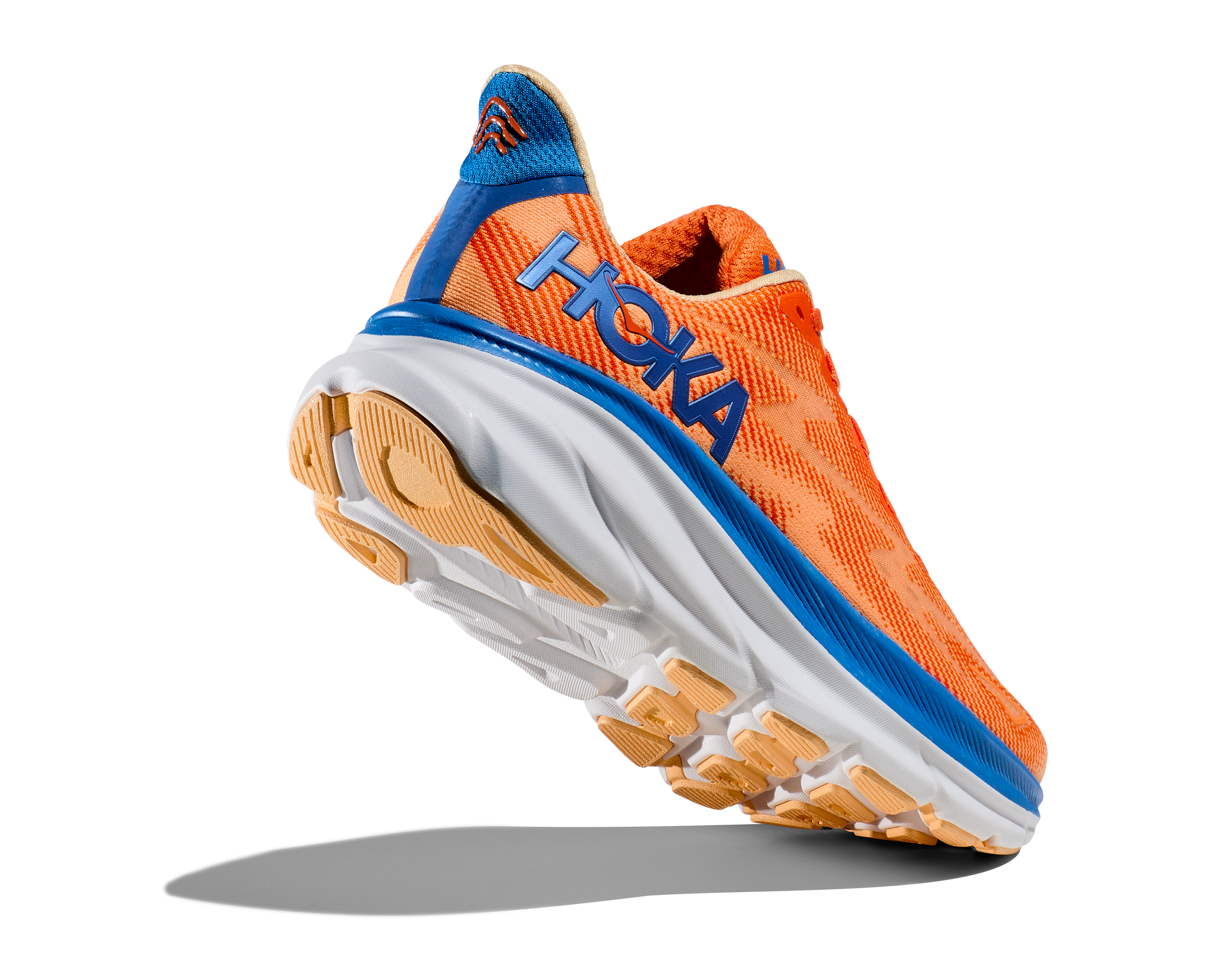 Hoka Clifton 9 Mens 11.5 Running Shoes Orange‎ Blue 1127895 VOIM HOKA Men main image 3