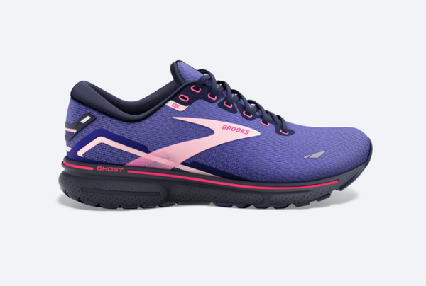 Brooks Women's Ghost 15 469 Blue/Peacoat/Pink