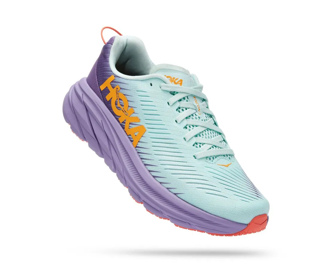 Hoka WOMEN'S RINCON 3 BGCV BLUE GLASS/CHALK VIOLET