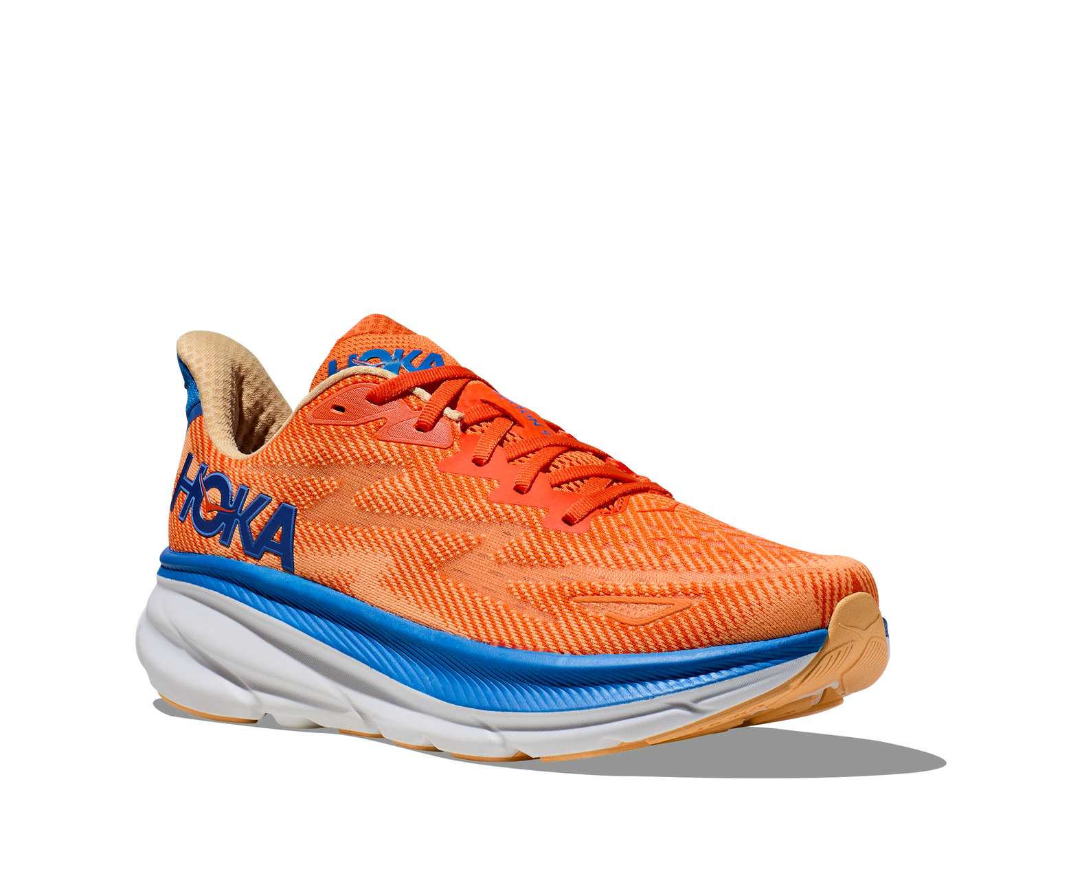 Hoka MEN'S CLIFTON 9 VOIM VIBRANT ORANGE/IMPALA