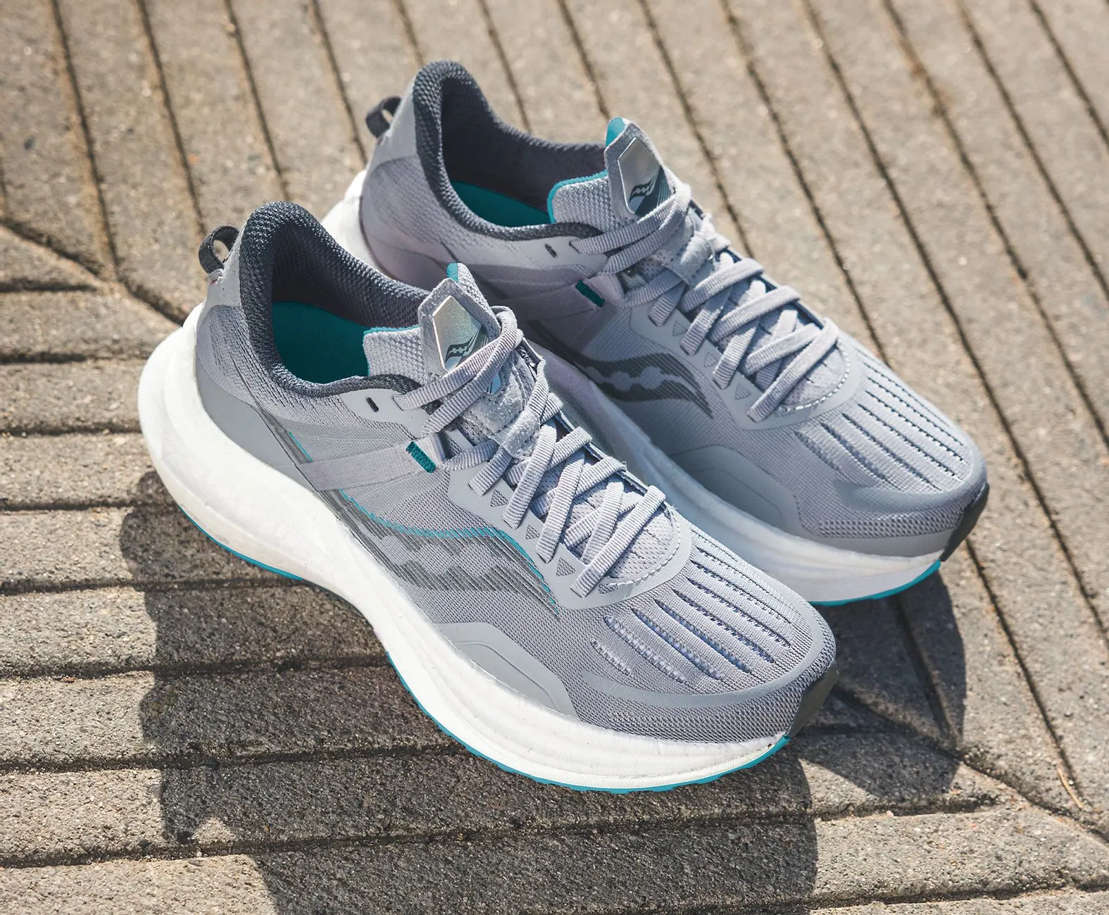 Saucony Tempus Men\'s Running Shoes Gray Blue MEN main image 3