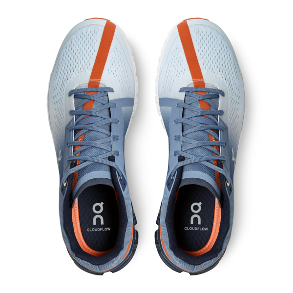 On Running Cloudflow 3.0 Lake Blue Flare Orange Running Shoes size 12 Size 12 - On Cloudflow 3.0 Lake/Flare for sale online | eBay main image 4