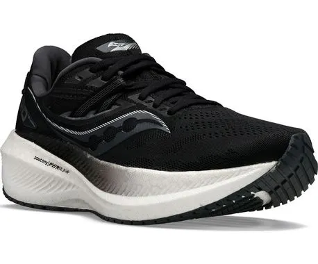 Saucony MEN S TRIUMPH 20 10 BLACK WHITE