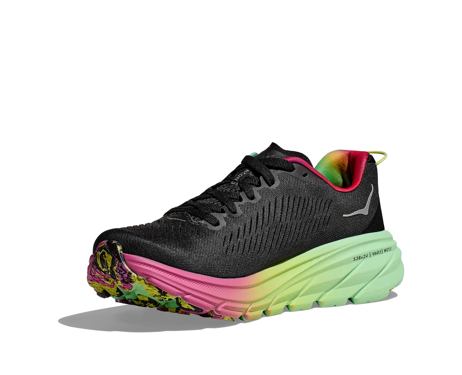 Hoka MEN'S RINCON 3 BKSV BLACK/SILVER