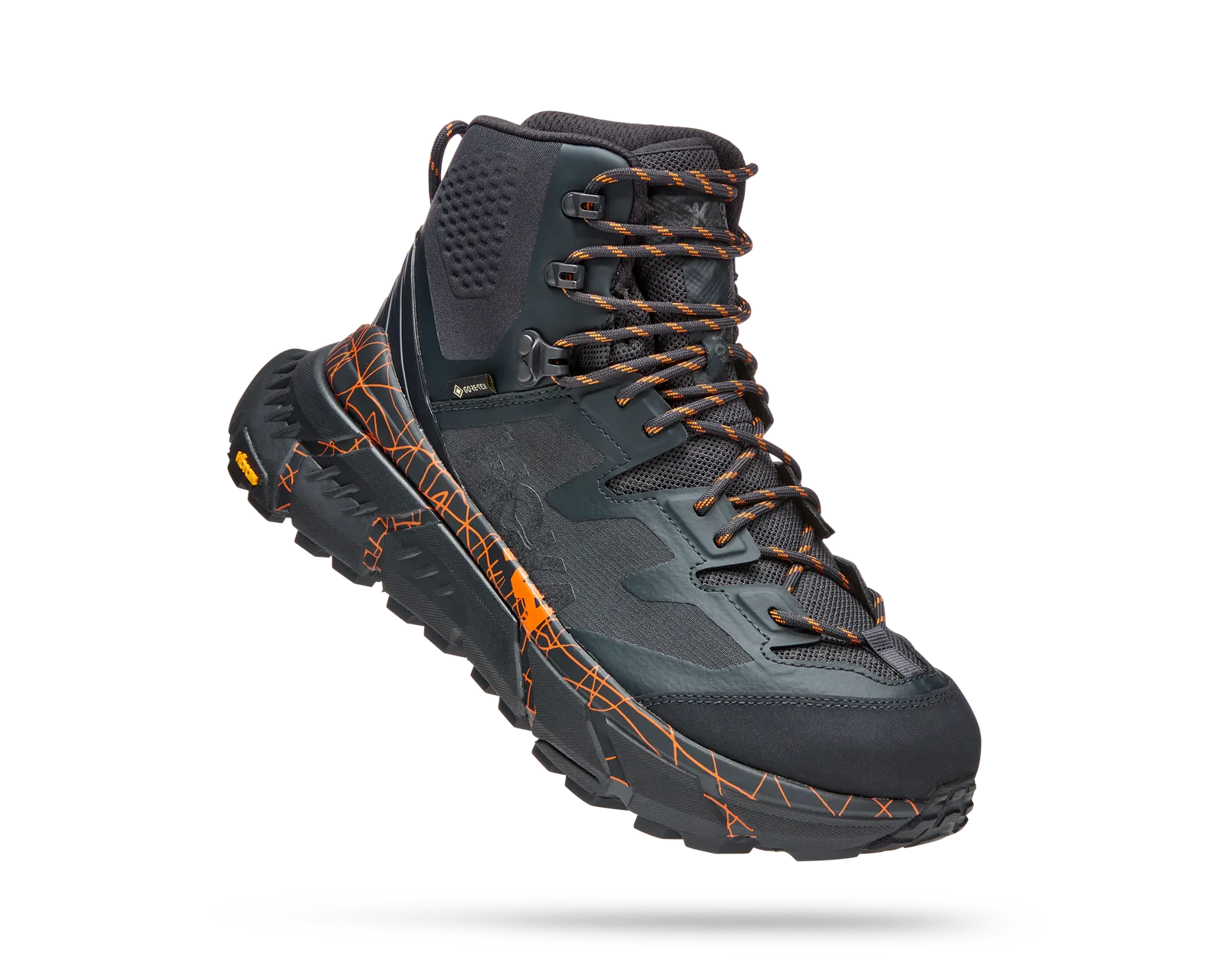 Hoka All Gender TENNINE HIKE GTX BLUE GRAPHITE / PERSIMMON ORANGE