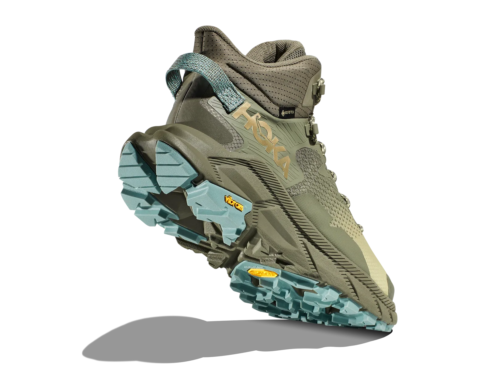 Hoka Trail Code Mid GTX Mens 12 Olive Green GORE-TEX Hiking Boots shoes Walking Hoka Trail Code GTX Men main image 3