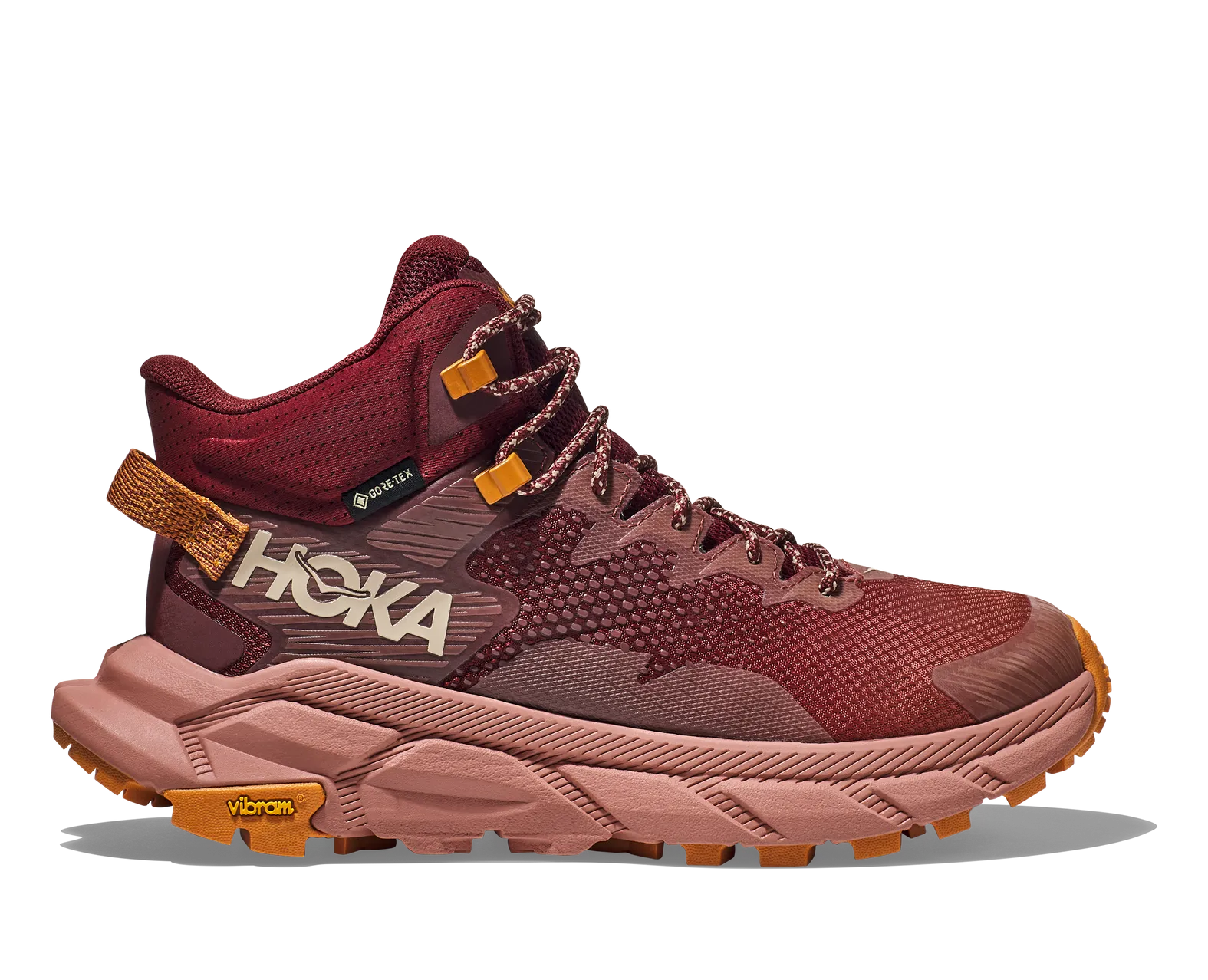 Hoka WOMEN'S TRAIL CODE GTX HSER HOT SAUCE/EARTHENWARE