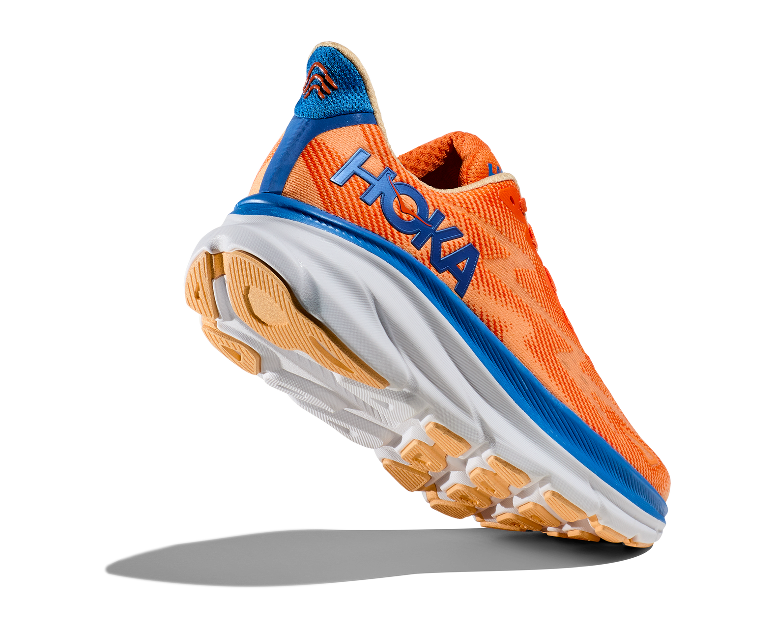 Hoka Clifton 9 Shoes Mens Sz 11 D Flame Vibrant Orange Road Running Max Support Hoka One One Men main image 2