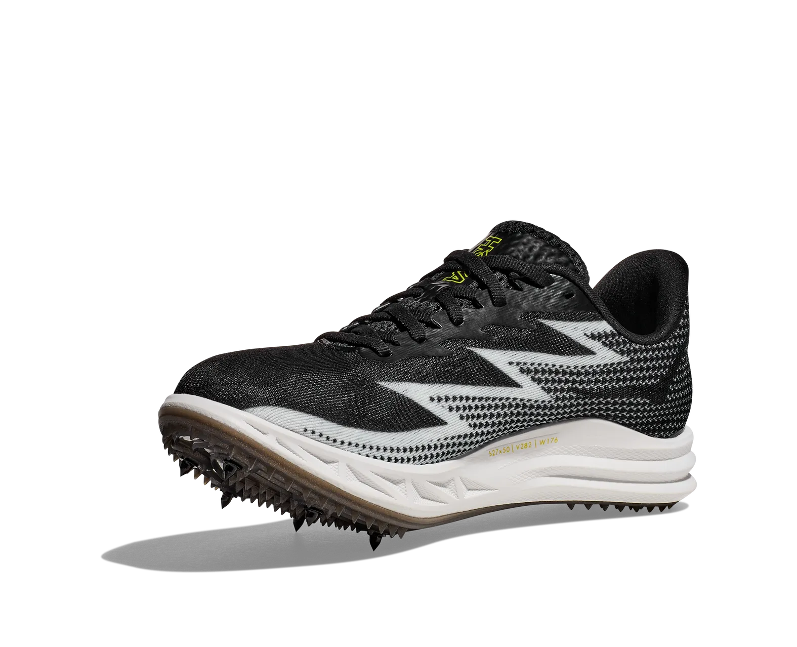 Hoka One Crescendo MD Black Running Track Shoes 1134520 BWHT Size M/9.5 W/11​ HOKA Unisex Crescendo MD Running Shoes - Free Shipping main image 3