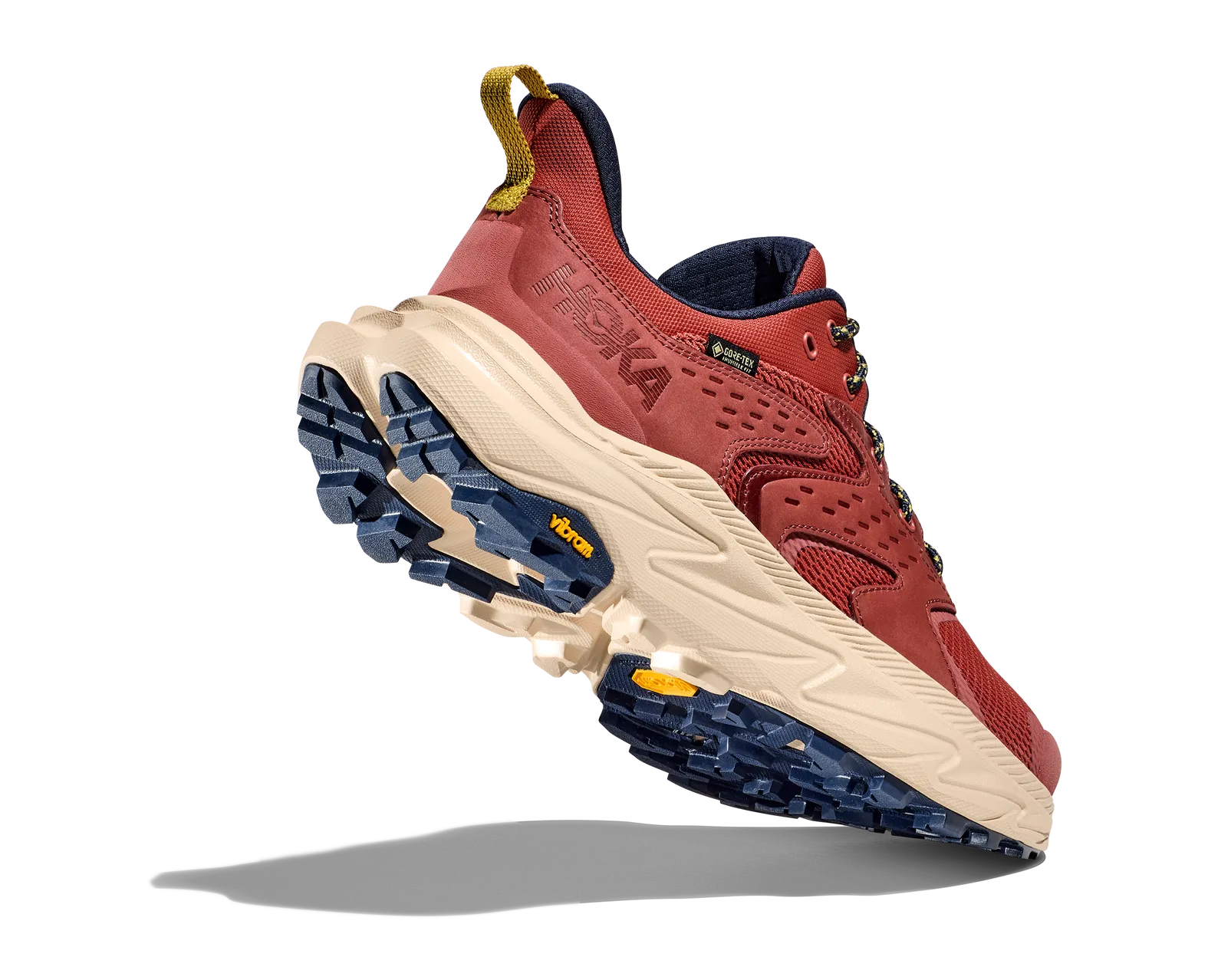 Hoka One One Kaha 2 Low GTX/Gore-Tex 1123190 HSSS Red Men\'s 7.5‎ D Tried On* Hoka One One Kaha 2 Low GTX/Gore-Tex 1123190 | Mercari main image 2